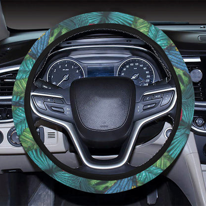 Parrot Pattern Print Design A05 Steering Wheel Cover with Elastic Edge
