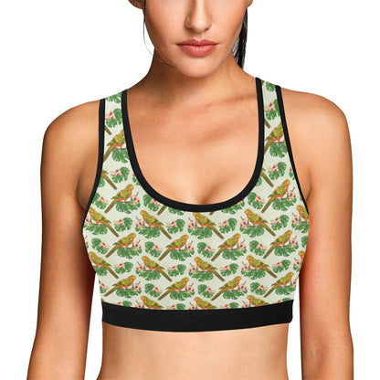 Conures Pattern Print Design 01 Sports Bra