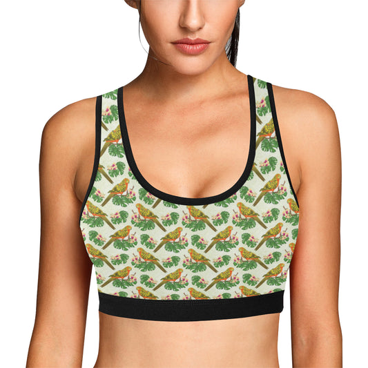 Conures Pattern Print Design 01 Sports Bra