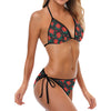 Poinsettia Pattern Print Design POT07 Bikini