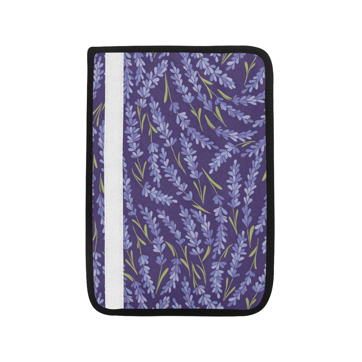 Lavender Pattern Print Design 03 Car Seat Belt Cover