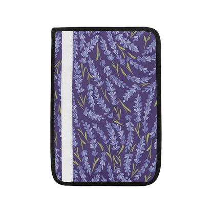 Lavender Pattern Print Design 03 Car Seat Belt Cover