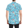 Medical Pattern Print Design 06 Men's Short Sleeve Button Up Shirt