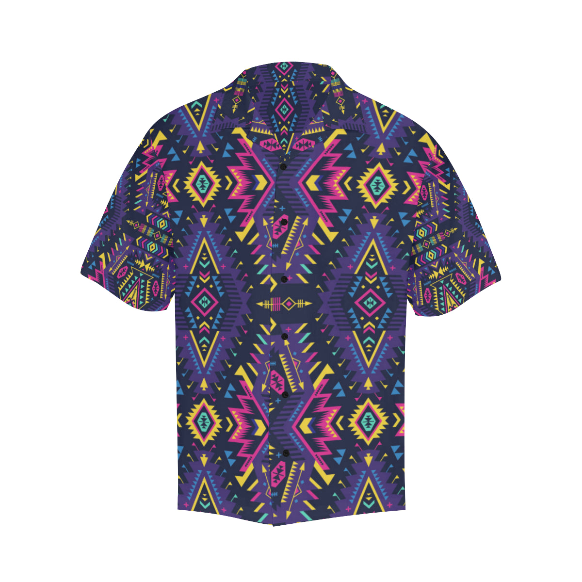 Aztec Pattern Print Design 07 Men's Hawaiian Shirt