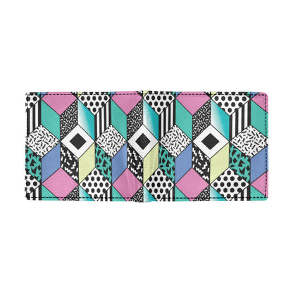 90s Pattern Print Design 3 Men's ID Card Wallet