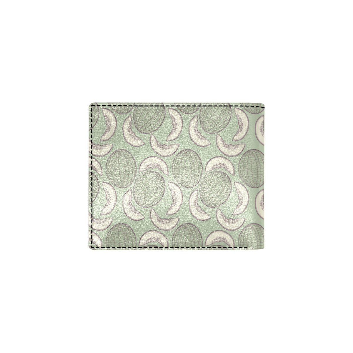 Cantaloupe Pattern Print Design 01 Men's ID Card Wallet