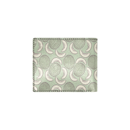 Cantaloupe Pattern Print Design 01 Men's ID Card Wallet