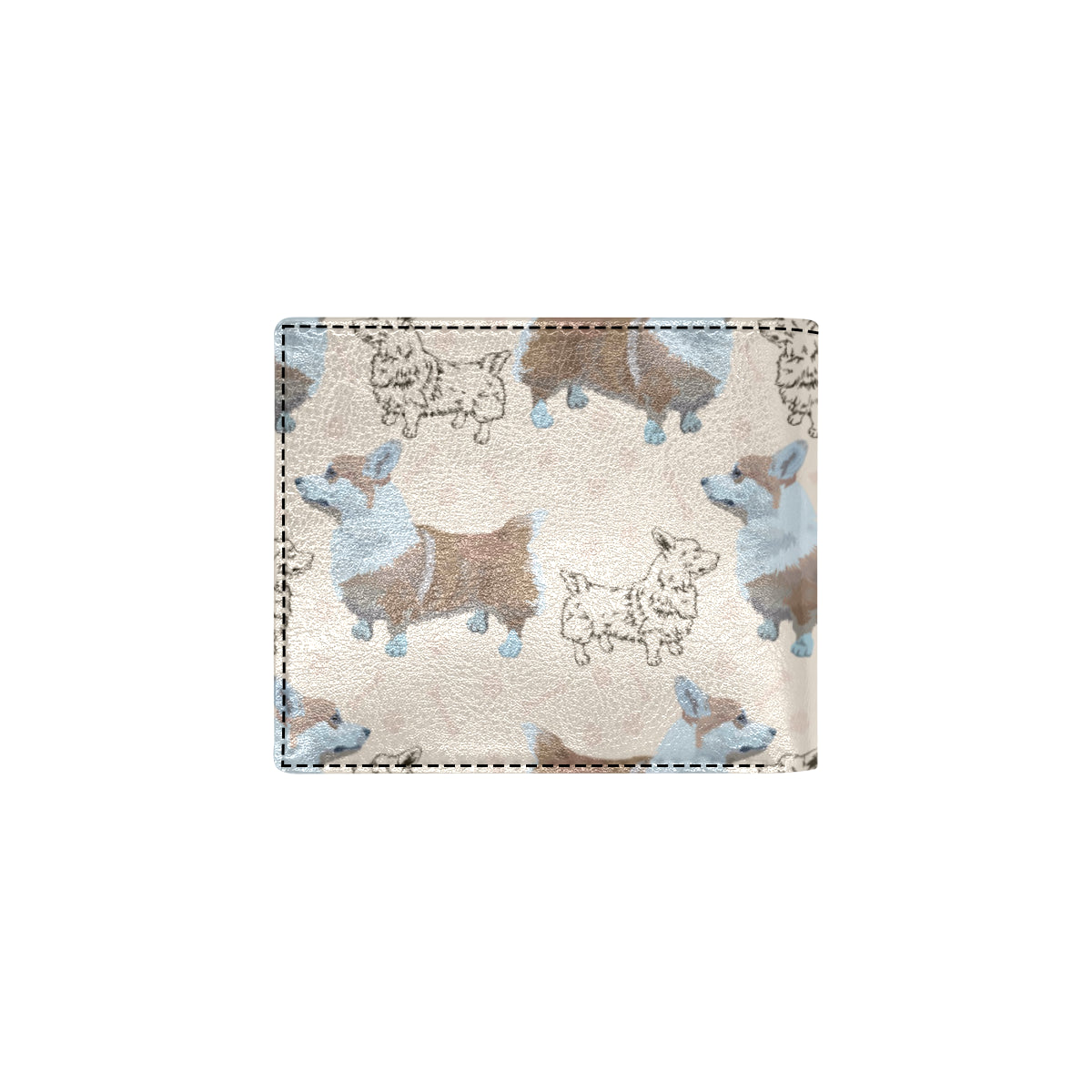 Pembroke Welsh Corgis Pattern Print Design A03 Men's ID Card Wallet