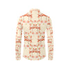 Flamingo Hibiscus Print Pattern Men's Long Sleeve Shirt