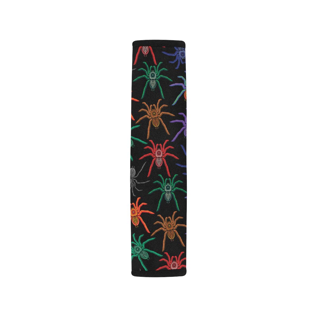 Tarantula Neon Color Pattern Print Design 03 Car Seat Belt Cover