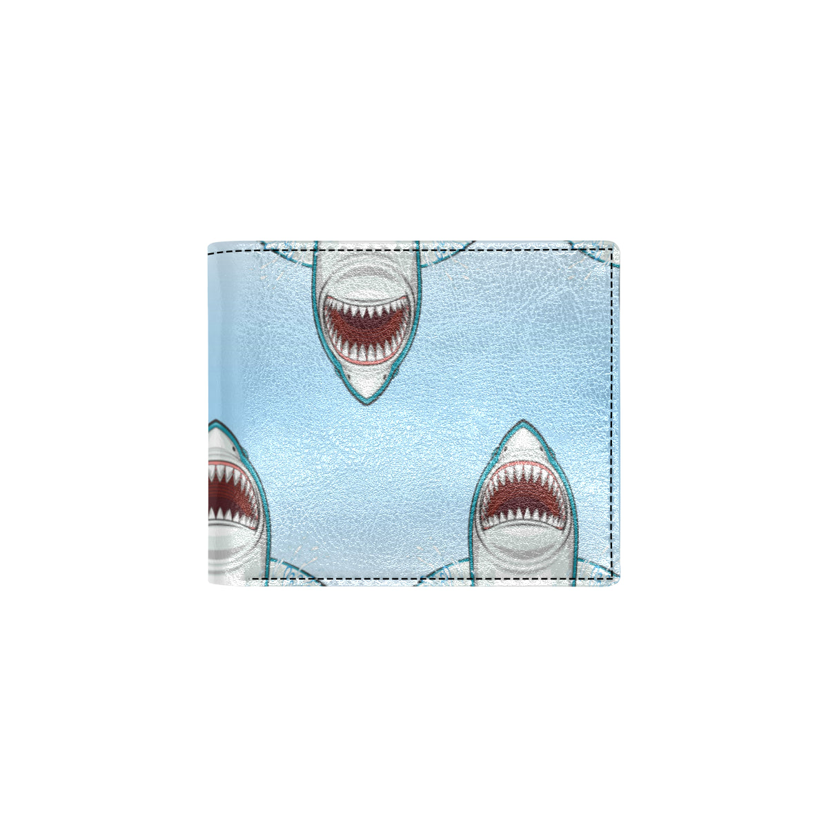 Shark Bite Men's ID Card Wallet