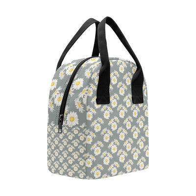 Daisy Pattern Print Design DS09 Insulated Lunch Bag