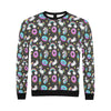 Donut Unicorn Pattern Print Design DN09 Men Long Sleeve Sweatshirt