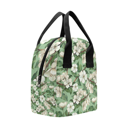 Apple blossom Pattern Print Design AB02 Insulated Lunch Bag