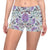 Lilac Pattern Print Design LI06 Yoga Shorts