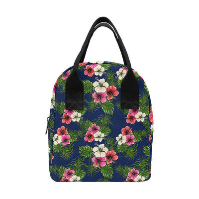 Hibiscus Pattern Print Design HB028 Insulated Lunch Bag