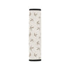 Swallow Bird Pattern Print Design 01 Car Seat Belt Cover