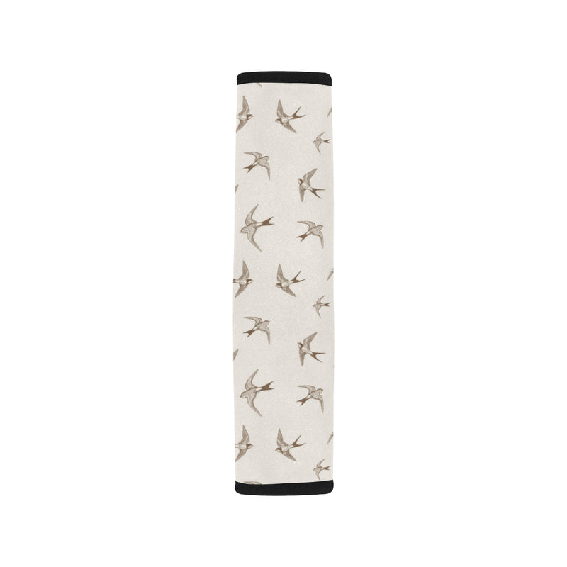 Swallow Bird Pattern Print Design 01 Car Seat Belt Cover