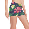 Tropical Fruits Pattern Print Design TF05 Yoga Shorts