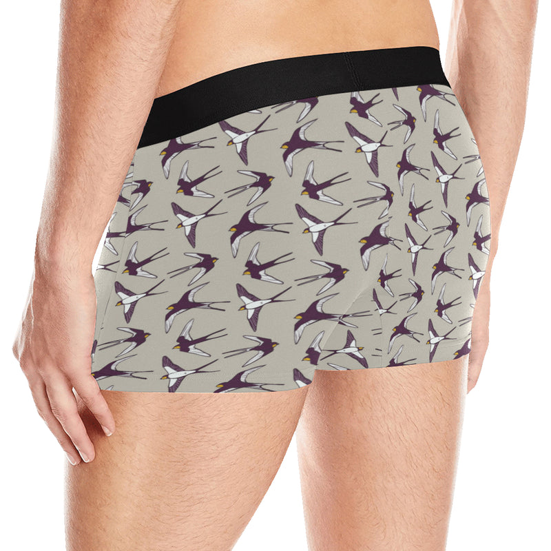 Swallow Bird Pattern Print Design 03 Men's Boxer Briefs