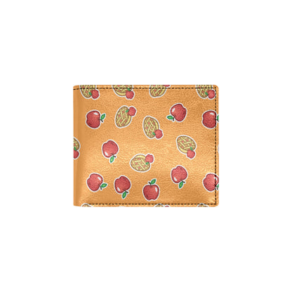Apple Pie Pattern Print Design 02 Men's ID Card Wallet