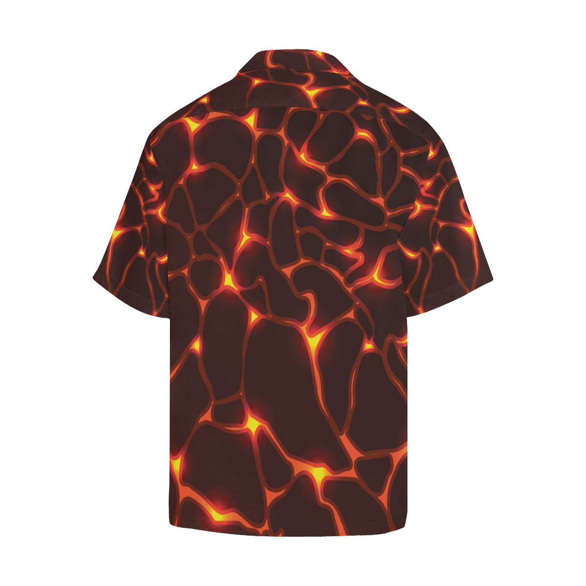 Lava Pattern Print Design 02 Men's Hawaiian Shirt