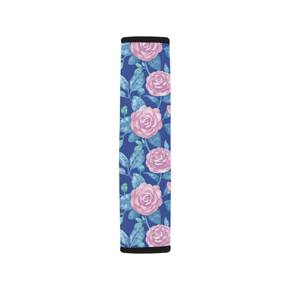 Camellia Pattern Print Design CM05 Car Seat Belt Cover