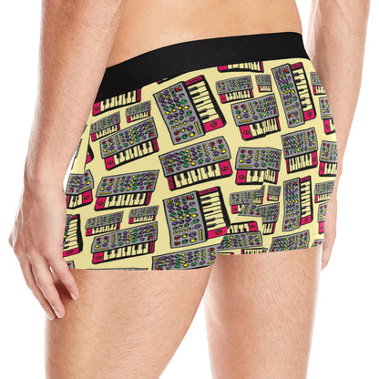 Synthesizer Pattern Print Design 01 Men's Boxer Briefs
