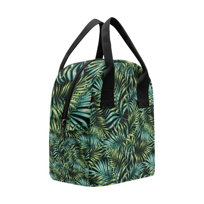 Tropical Flower Pattern Print Design TF08 Insulated Lunch Bag