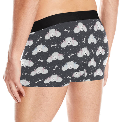 Poodle Pattern Print Design A03 Men's Boxer Briefs
