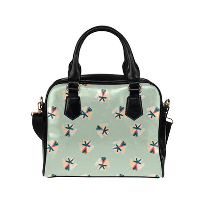 Karate Pattern Print Design 02 Shoulder Handbag