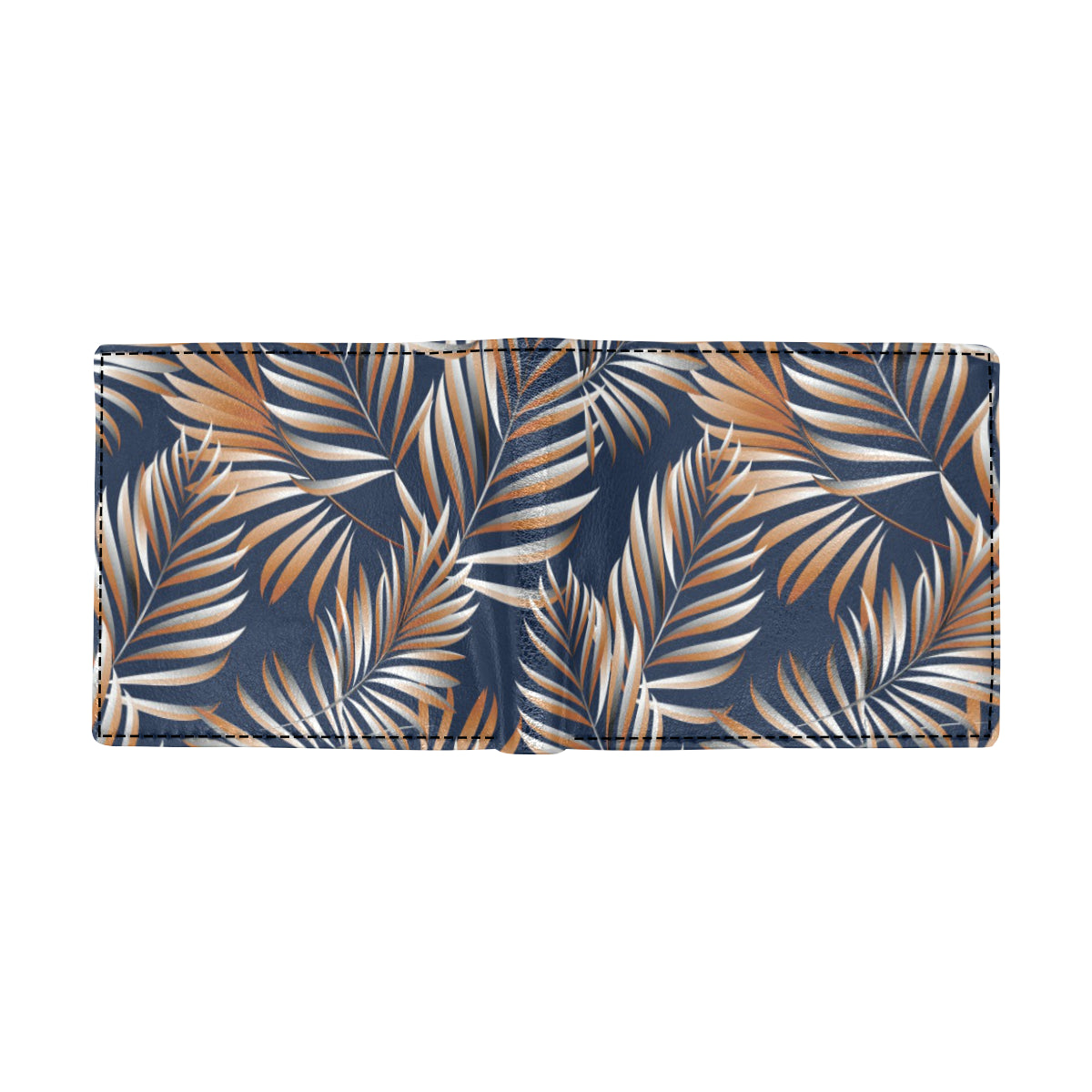 Tropical Flower Pattern Print Design TF07 Men's ID Card Wallet