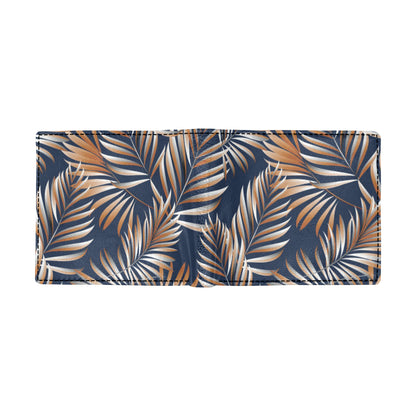 Tropical Flower Pattern Print Design TF07 Men's ID Card Wallet