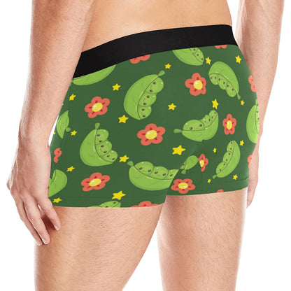 Peas Pattern Print Design A01 Men's Boxer Briefs