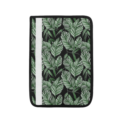 Palm Leaves Pattern Print Design PL09 Car Seat Belt Cover