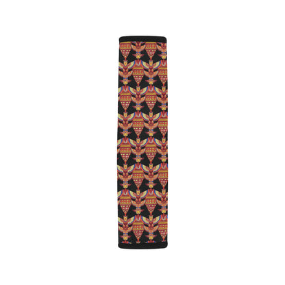 Totem Pole Print Car Seat Belt Cover