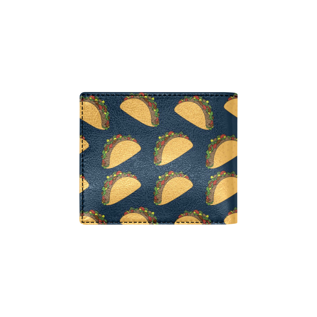 Taco Pattern Print Design TC04 Men's ID Card Wallet