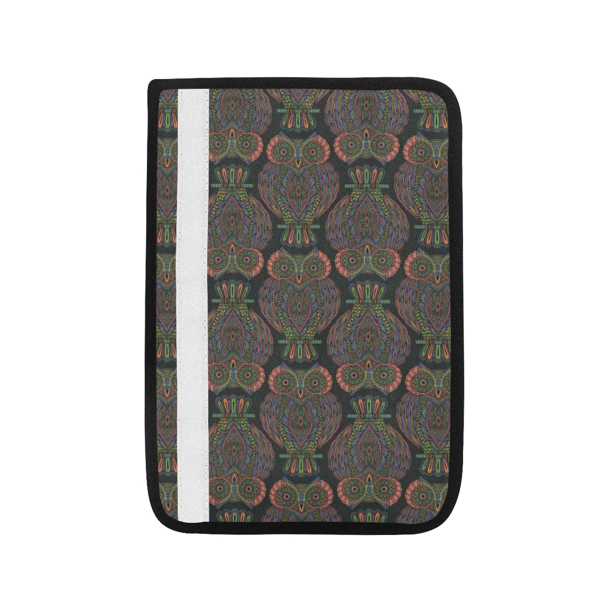 Owl Pattern Print Design A05 Car Seat Belt Cover