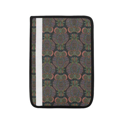 Owl Pattern Print Design A05 Car Seat Belt Cover