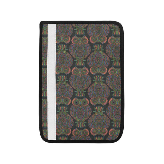Owl Pattern Print Design A05 Car Seat Belt Cover