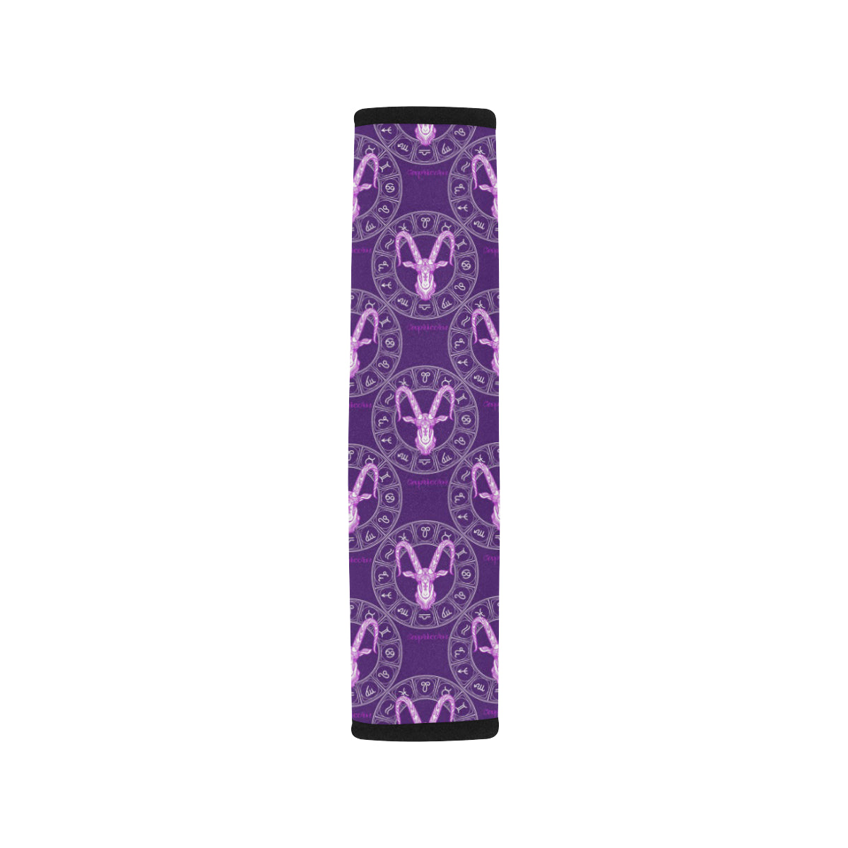 Capricorn Zodiac Pattern Print Design 04 Car Seat Belt Cover