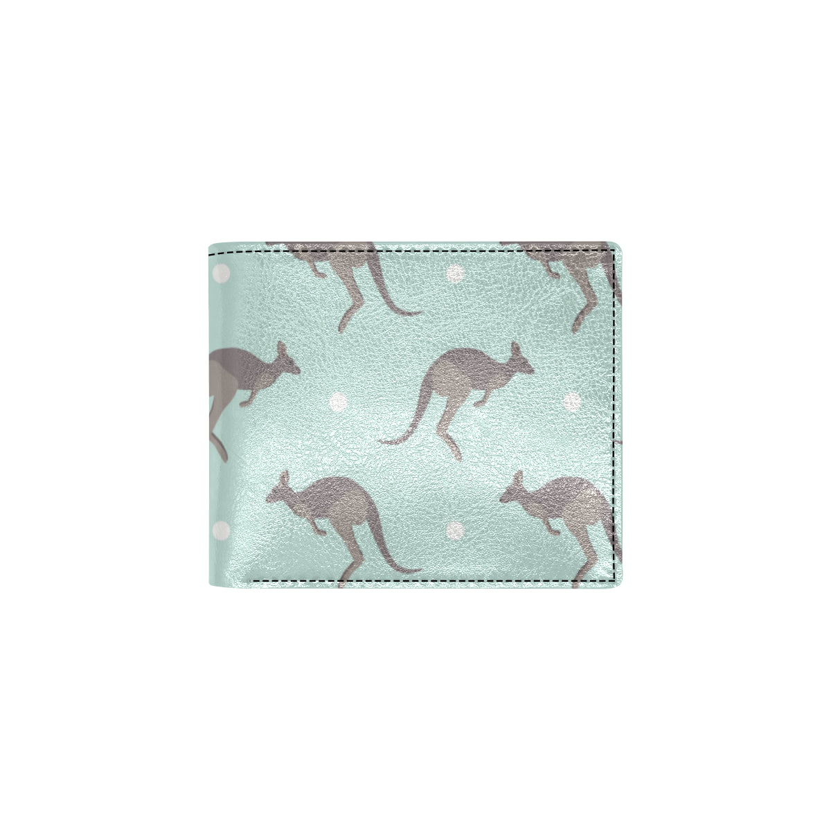 Kangaroos Pattern Print Design 04 Men's ID Card Wallet