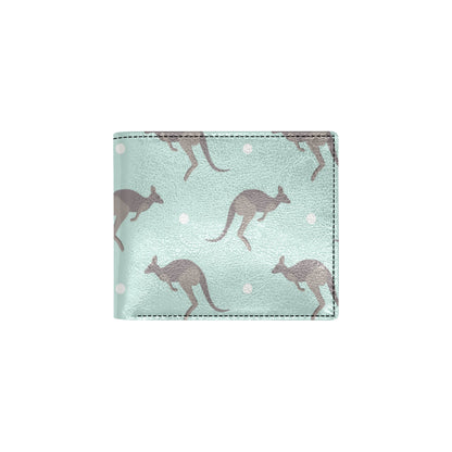 Kangaroos Pattern Print Design 04 Men's ID Card Wallet
