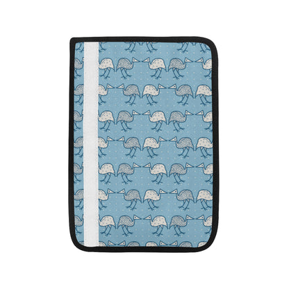 Emu Pattern Print Design 01 Car Seat Belt Cover