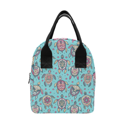 Sea Turtle Art Pattern Insulated Lunch Bag