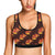 Rooster Pattern Print Design A04 Sports Bra