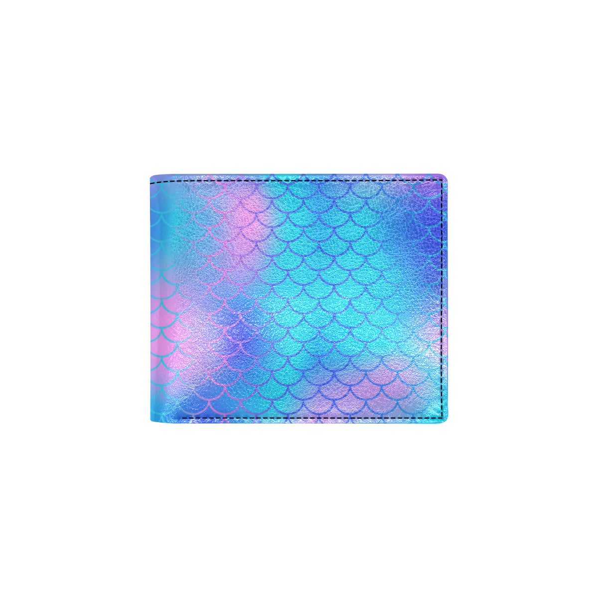 Mermaid Scales Pattern Print Design 04 Men's ID Card Wallet
