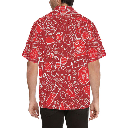 Phlebotomist Pattern Print Design A02 Men's Hawaiian Shirt