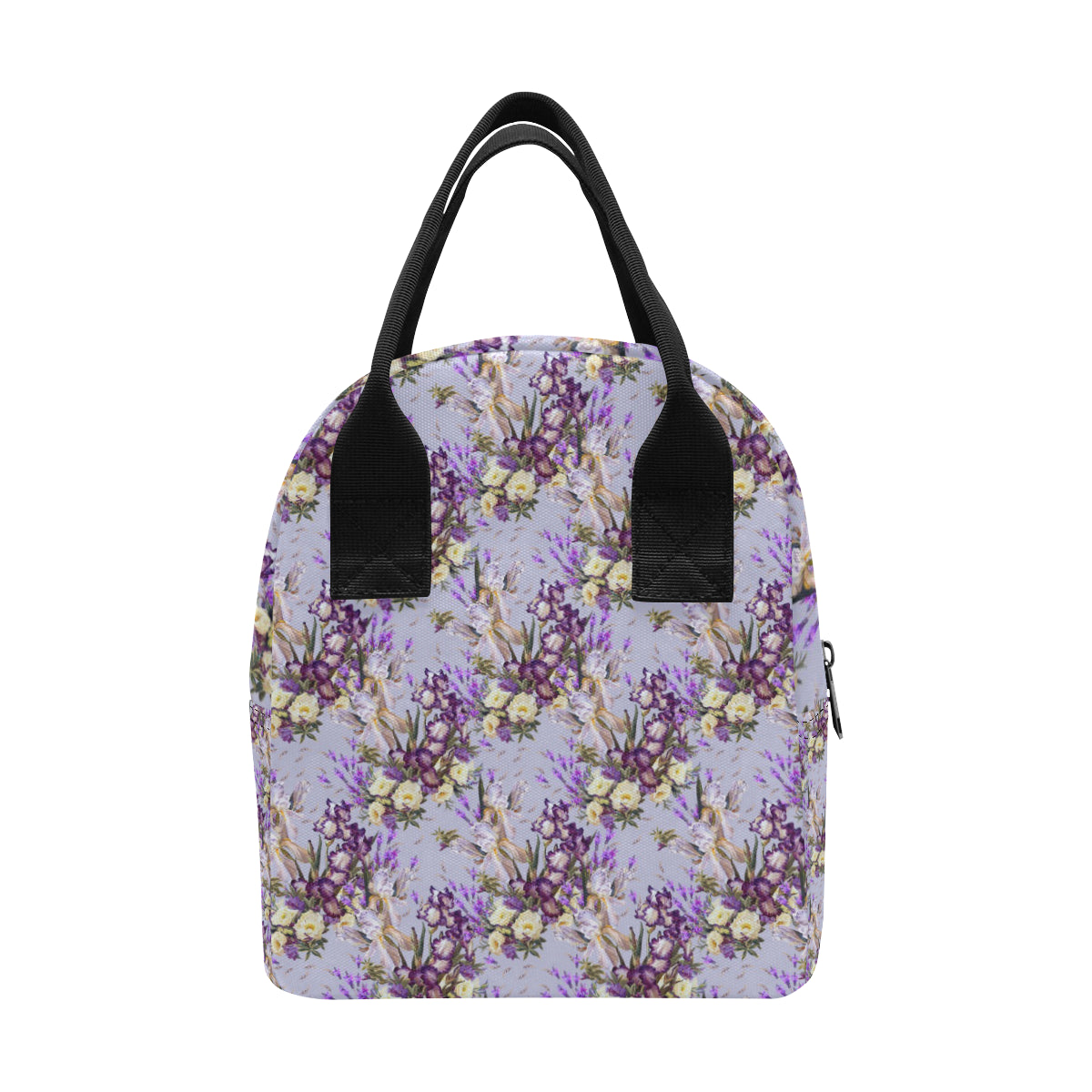 Iris Pattern Print Design IR07 Insulated Lunch Bag