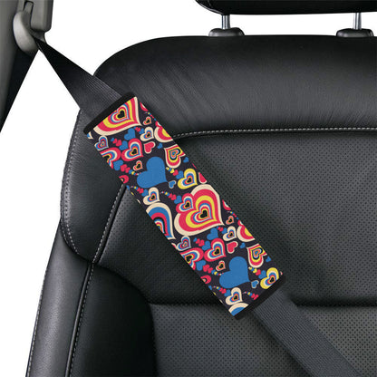 Heart Pattern Print Design HE08 Car Seat Belt Cover